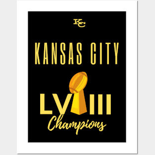 Kansas City LVIII Championship Tee Posters and Art